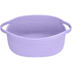 <span class=keywords><strong>Panier</strong></span> <span class=keywords><strong>à</strong></span> <span class=keywords><strong>linge</strong></span> en corde de coton tissé pliant quotidien de <span class=keywords><strong>grand</strong></span> <span class=keywords><strong>volume</strong></span> avec poignées Organisateur de rangement pour vêtements et jouets - Product Image 1