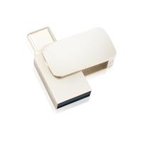Clé USB miniature en métal avec logo personnalisé, type C, avec capacité de 8 Go, 16 Go, 32 Go, 64 Go, pour cadeau d'entreprise