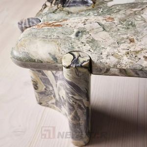 Newstar โต๊ะกาแฟหินสำหรับห้องนั่งเล่นทันสมัยปรับแต่งด้วยหินอ่อนธรรมชาติโต๊ะกาแฟเฟอร์นิเจอร์หินสำหรับห้องนั่งเล่น - Product Image 6