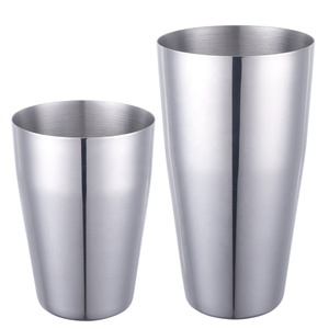18oz & 28oz Direct Sales Reasonable Price Steel Boston Cocktail Shaker Set for Bartender