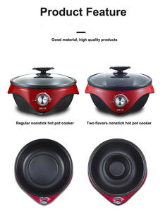 หม้อหุงข้าวไฟฟ้า1800W 4L หม้อหุงข้าวอเนกประสงค์ควบคุมอุณหภูมิร่างกาย PP ฝาแก้วนิรภัยสำหรับใช้ในบ้านโรงแรม - Product Image 2