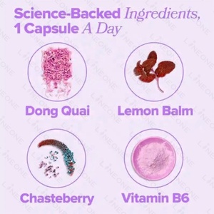 Cápsulas de Vitaminas Veganas para el SPM, OEM/ODM, a Granel, con Vitamina B6 para el Equilibrio Hormonal y el Apoyo del Estado de Ánimo en Mujeres - Product Image 4