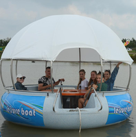 Bateau spa, Bateau jacuzzi, Baignoire spa flottante, Bateau de loisirs avec spa, Bateau spa pour lac