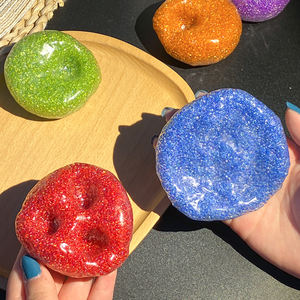 Jouets anti-stress croquants, balles de massage de décompression, balles sensorielles TPR à presser, jouets Fidget, balles anti-stress modelables avec remplissage de perles - Product Image 5