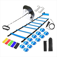 FDFIT-Juego de Bandas para Entrenamiento de Fútbol, Equipo Deportivo de Entrenamiento de Velocidad, Paracaídas para Correr, Escalera de Agilidad