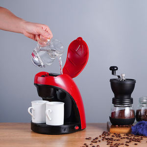 Double Cup <b>Automatic</b> Drip <b>Coffee</b> Maker Plastic Housing for Home Office Hotel and Convenient Daily Use Double Cup <b>Coffee</b> Maker - Product Image 3