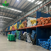 Fournisseur d'usine Gazon artificiel commercial de qualité professionnelle 45 mm, durable, écologique, résistant aux UV, pour projets