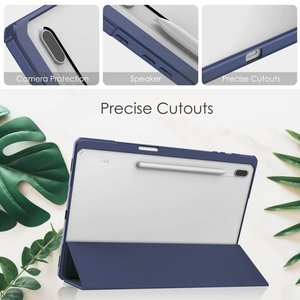 Étui pour <span class=keywords><strong>tablette</strong></span> ultra fin à trois volets en PU + acrylique, étui en cuir pour <span class=keywords><strong>tablette</strong></span> <span class=keywords><strong>Samsung</strong></span> Galaxy Tab <span class=keywords><strong>S7</strong></span> FE T736/<span class=keywords><strong>S7</strong></span> Plus T970 <span class=keywords><strong>12</strong></span>,4 <span class=keywords><strong>pouces</strong></span> 2021 - Product Image 3