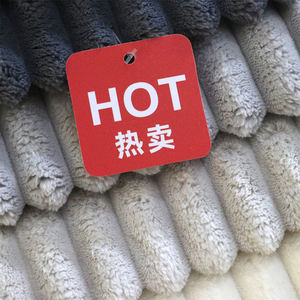 2421 निर्माता फ्फी 100% पॉलिएस्टर स्ट्रिप्ड कॉर्डुरो मखमल खरगोश कृत्रिम नकली फर प्लश सोफे के कपड़े - Product Image 3