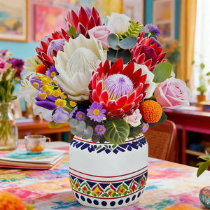 Nouvelle carte de vœux créative <span class=keywords><strong>pour</strong></span> la fête des enseignants, la fête des mères, bouquet 3D, carte <span class=keywords><strong>en</strong></span> papier cuivre unique, faite à la main, enveloppe stéréo pop-up simple - Product Image 4