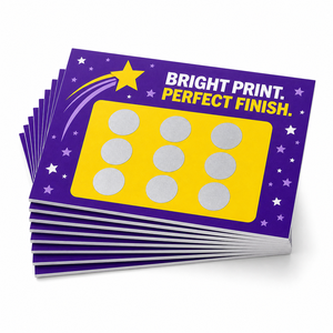 Cartes à gratter personnalisées avec design original, enroulées, pour jeu de gagner, pour restaurants - Product Image 2