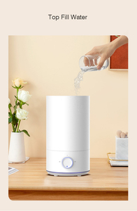 RUNAL Kc 쿨 미스트 메이커 대용량 초음파 가습기 가정용 컬러풀 나이트 라이트 포함 - Product Image 5