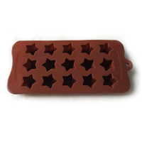 Moule en silicone en forme d'étoile de qualité alimentaire Refine Factory, antiadhésif et écologique, pour chocolat, bonbons, gommes, glaçons, et projets DIY faits maison