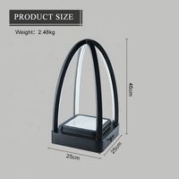Porte-vin lumineux LED barre de Base présentoir discothèque KTV support de vin en forme spéciale bouteille Glorifier