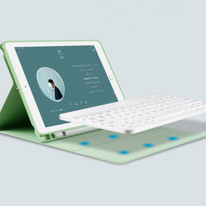 SUNNYCASE Étui de clavier de haute qualité pour <span class=keywords><strong>iPad</strong></span> Air 2022 <span class=keywords><strong>10</strong></span>.9 avec porte-stylet, étui pour tablette en cuir PU - Product Image 3