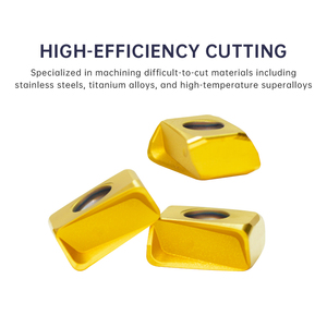 Cao cấp apmt lnmx onmu thức ăn cao có thể lập chỉ mục cacbua phay chèn công cụ cắt kim loại CNC cho thép/không gỉ/Sắt - Product Image 5