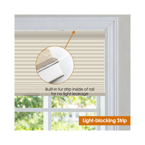 Tende a Nido d'Ape Elettriche Motorizzate per Finestre Angolate con Telecomando, Misure Personalizzabili - Product Image 1