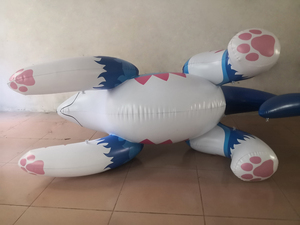 Beile 2026, Animal Inflable de PVC Personalizado de 2.5m de Largo, Zorro Azul en Venta - Product Image 5