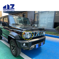 Nouveau Cache de Phare Avant ABS Noir Tout-Terrain, Garniture Décorative, Accessoires pour Suzuki Jimny Sierra JB64 JB74 JC74 2019+
