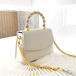 Mini bolso de mano cuadrado con logotipo personalizado para mujer, conjunto de bolsos de piel vegana de alta calidad, cruzado, <span class=keywords><strong>2022</strong></span> - Product Image 5