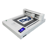 Cortadora de vinilo de cama plana CNC para PU, PVC, PPF, mini cortadora automática de película DTF, máquina de corte de vinilo de contorno A3
