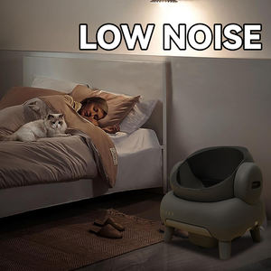 Nea-Kasa M1 Caixa de lixo plástico sem odores automático inteligente APP controlado Open Top WC para grandes gatos e gatinhos - Product Image 5