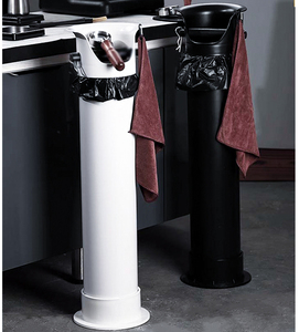 Meilleure vente : Bac à marc à café professionnel sur pied pour café expresso, 85 cm de hauteur, avec tube de retrait et seau de 17 L, accessoire de café - Product Image 3