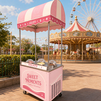 Machine à Gelato Tout-en-un 2-en-1 : Pasteurisateur et Congélateur par Lot Automatique, pour Crème Glacée Dure, Idéale pour Cafés et Restaurants