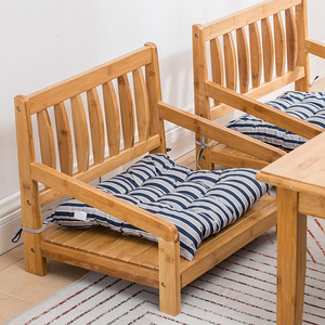 Japanese Style Tatami Chair Set Wooden Low Table With <b>Cushions</b> Living Room Furniture For <b>Small</b> Apartment - Product Image 2