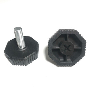 <b>Adjustable</b> <b>Feet</b> Hexagonal Plastic Coated Furniture <b>Leveling</b> Support J555 Outdoor Use - Product Image 1
