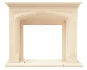 classic hand carved natural marble fireplace surround stone decorations