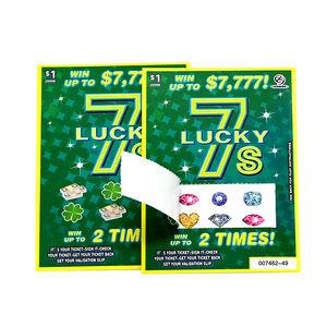 สลากกินแบ่งแบบดึงทันที พิมพ์ดิจิทัล กระดาษแกนดำ ปรับแต่งได้ อุปกรณ์เกมมิ่ง - Product Image 3