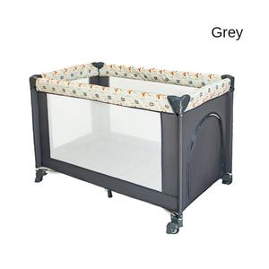 Parc de jeu pliable et transformable en lit bébé avec <span class=keywords><strong>table</strong></span> à <span class=keywords><strong>langer</strong></span> et roulettes, vente en gros directe usine pour le commerce extérieur - Product Image 2