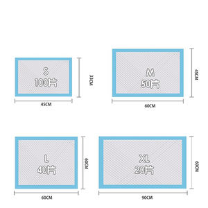 แผ่นรองซับปัสสาวะแบบใช้แล้วทิ้งแผ่นรองใต้แผ่นซับซับน้ำสำหรับสุนัข - Product Image 3
