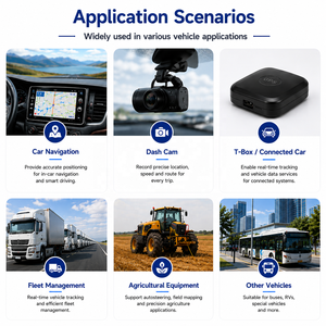 เครื่องรับสัญญาณ GNSS GPS ภายนอกแบบ G-Mouse พร้อมตัวเลือกอินเทอร์เฟซหลากหลายสำหรับอุปกรณ์ยานยนต์ ระบบนำทางในรถยนต์ กล้องติดรถยนต์ และ T-Box - Product Image 2