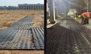 Nhà Sản Xuất Tùy Chỉnh Nhiệm Vụ Nặng Nề HDPE Nhựa Theo Dõi Thảm Đường Bảo Vệ Sàn Cho Xây Dựng Đầm Lầy Đường Tạm Thời <span class=keywords><strong>Mat</strong></span> - Product Image 6