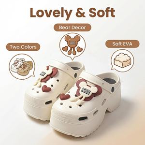 Zuecos Planos de Malla Antideslizantes para Mujer, Moda de Verano, Aumentan la Altura 5cm, Zapatos de Exterior para Mujer - Product Image 6