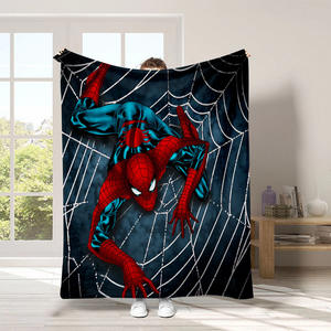 ผ้าห่มลายการ์ตูนสไปเดอร์แมนสุดเท่ห์ แฟชั่นใหม่ ใช้ได้ทั้งในออฟฟิศ ห่มคลุมตัว หรือใช้บนโซฟา/เตียงในห้องแอร์ - Product Image 3