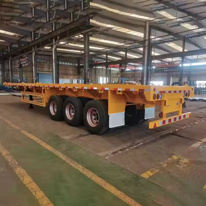 Semirremolque de Plataforma para Transporte de Contenedores de 13.4m, 20-40 Pies, Capacidad de 35t - Product Image 5
