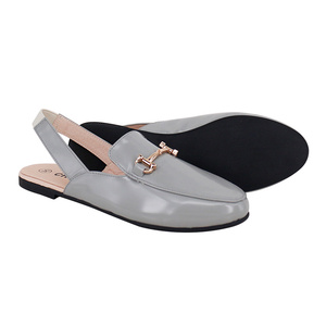 Sandales plates d'été en cuir véritable Choozii pour <span class=keywords><strong>femme</strong></span> avec bande élastique, <span class=keywords><strong>mocassins</strong></span> classiques pour <span class=keywords><strong>femme</strong></span>, sandales à enfiler pour <span class=keywords><strong>femme</strong></span> <span class=keywords><strong>2022</strong></span> - Product Image 2