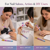 Marqueurs pour nail art sur mesure, 12 couleurs, à base d'eau, pointe fine, pour salons de manucure, artistes, marque privée, fourniture d'usine.