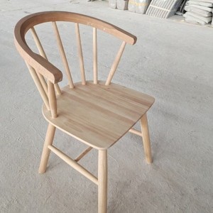 <span class=keywords><strong>Fauteuil</strong></span> Windsor en bois massif à dossier à tiges, chaise de salle à manger Windsor, mobilier de salon <span class=keywords><strong>et</strong></span> d'appartement, prix de gros - Product Image 4