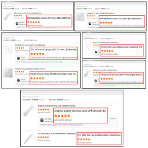 Tira de Retroiluminación LED RuSheng NO 3024 TCL32D06 ZC62AG 07D para Televisor <span class=keywords><strong>Xiaomi</strong></span> de 32 <span class=keywords><strong>Pulgadas</strong></span> 303TC320061D, Repuesto - Product Image 6