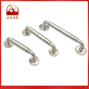 Poignée de porte de placard cylindrique en acier inoxydable, design minimaliste, quincaillerie de meubles durable - Product Image 5