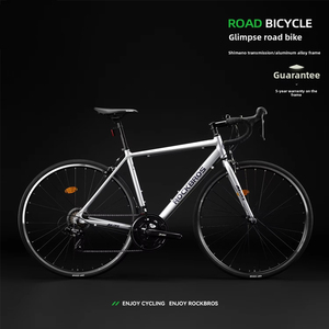 Vélo de route d'entrée de gamme 8 vitesses en alliage d'aluminium, vélo de ville <span class=keywords><strong>Shimano</strong></span> pour adultes, guidon courbé, vélo de banlieue sans suspension, pour hommes et femmes - Product Image 5