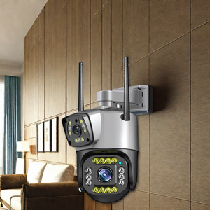 Dual Lens 4MP V380 Smart Dome Outdoor CCTV Security <strong>Camera</strong> <strong>Wireless</strong> 360 Pan Tilt Night Vision Two Audio Memory Card IP <strong>Network</strong> - Product Image 6