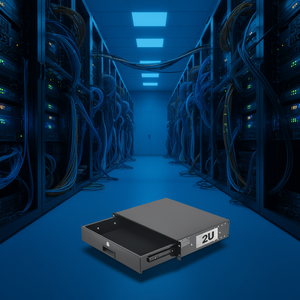 Cajón Metálico Deslizante para Montaje en Rack 2U, Gabinete de Red, Caja para Servidor AV, Capacidad de Carga de 50 Libras - Product Image 2