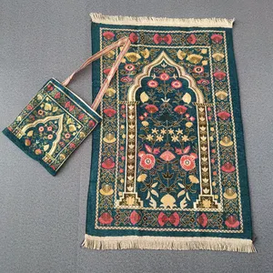 Мусульманские молитвенные ковры и коврики, роскошный исламский молитвенный коврик, портативный молитвенный коврик