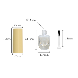 Bouteilles de vernis à ongles personnalisées de 12ml Conteneur en verre de fantaisie pour vernis à ongles Gel Emballage de bouteille de vernis à ongles - Product Image 6