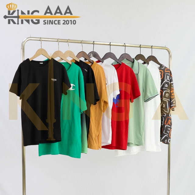 Wholesale Summer Casual Vintage Printed 100% Cotton T-Shirts for Men in Ukay Style From China KINGAAA Brand